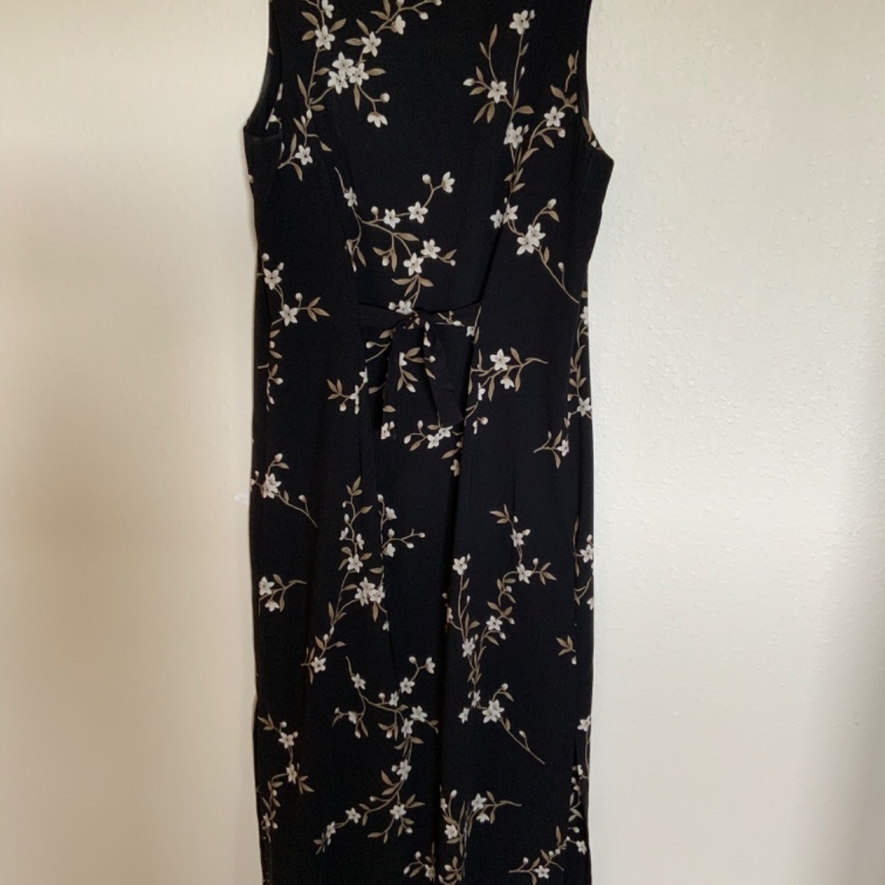 Byer California sleeveless floral polyester dress Medium - Picture 2 of 4